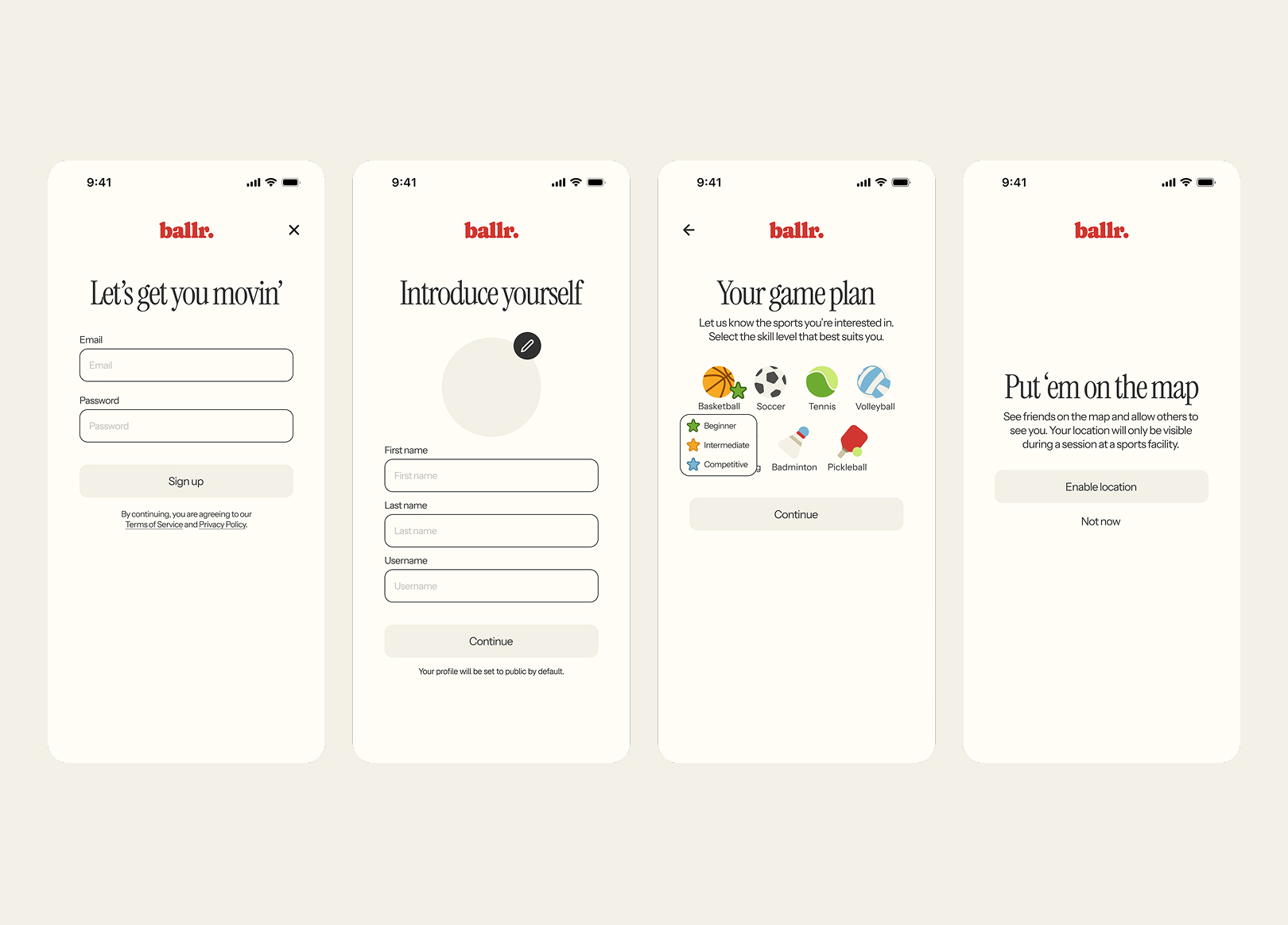 Ballr Prototype Image