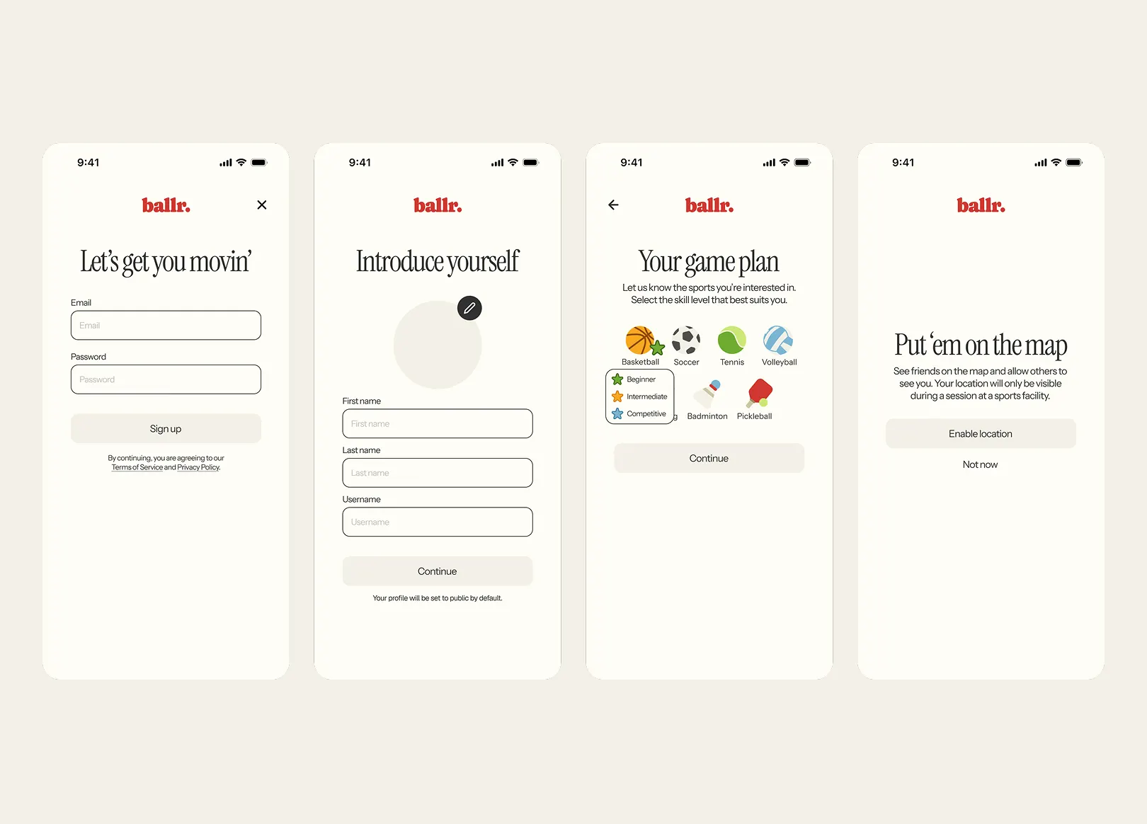 Ballr Prototype Image