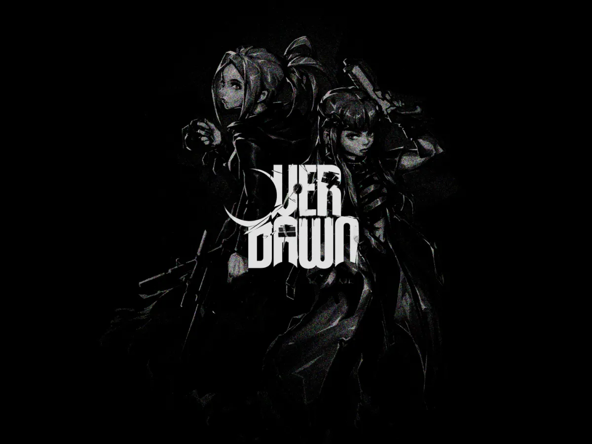 Overdawn bullet hell indie game graphics and cover art